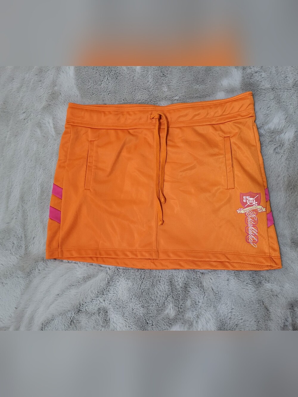 Vintage 2000s Orange Athletic Skirt